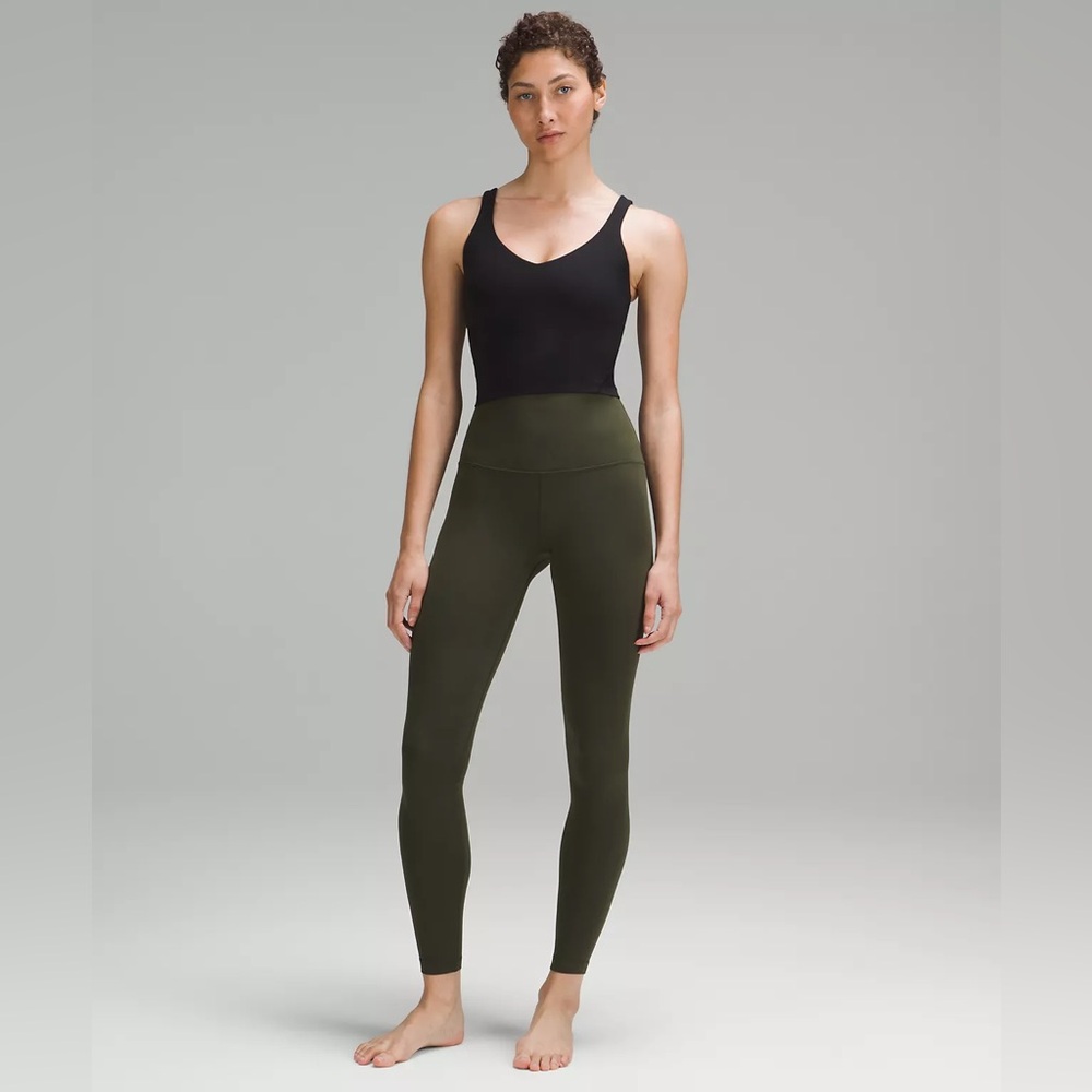 lululemon Align™ Super-High-Rise Pant 28" - size 2 - dark olive